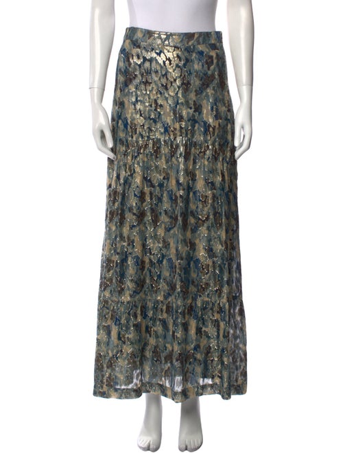 BA&SH Silk Long Skirt