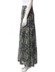 BA&SH Silk Long Skirt