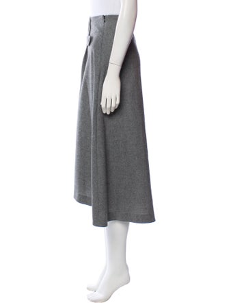 BA&SH Pleated Accents Midi Length Skirt