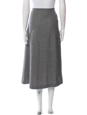 BA&SH Pleated Accents Midi Length Skirt