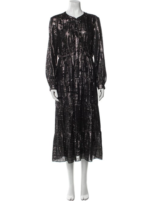 BA&SH Silk Long Dress