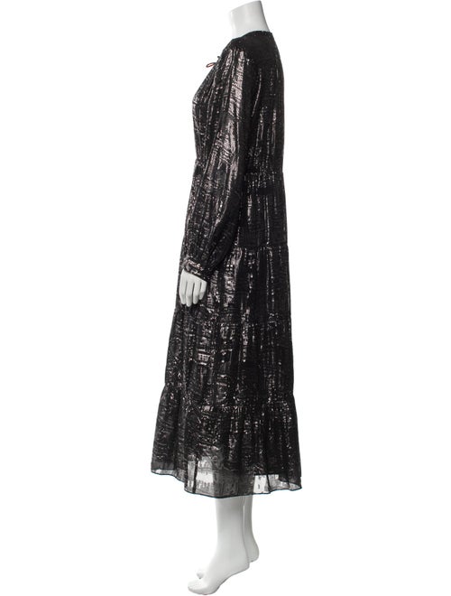 BA&SH Silk Long Dress