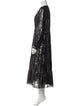 BA&SH Silk Long Dress