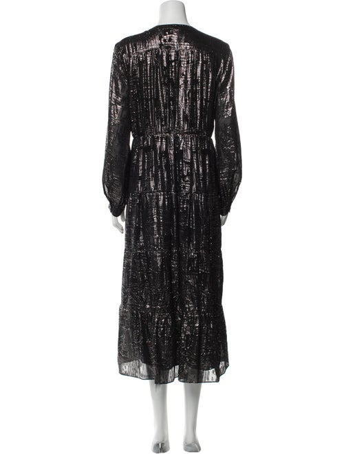 BA&SH Silk Long Dress