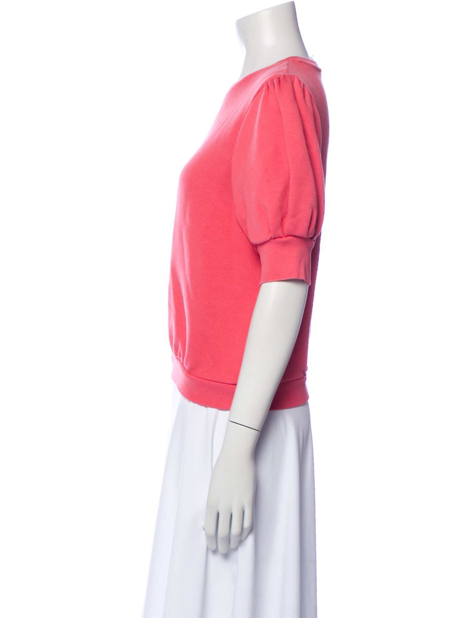 BA&SH Crew Neck Short Sleeve Sweatshirt