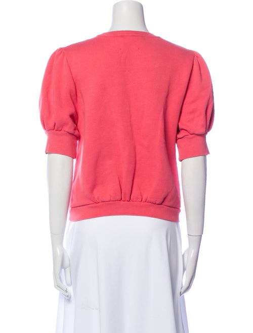 BA&SH Crew Neck Short Sleeve Sweatshirt