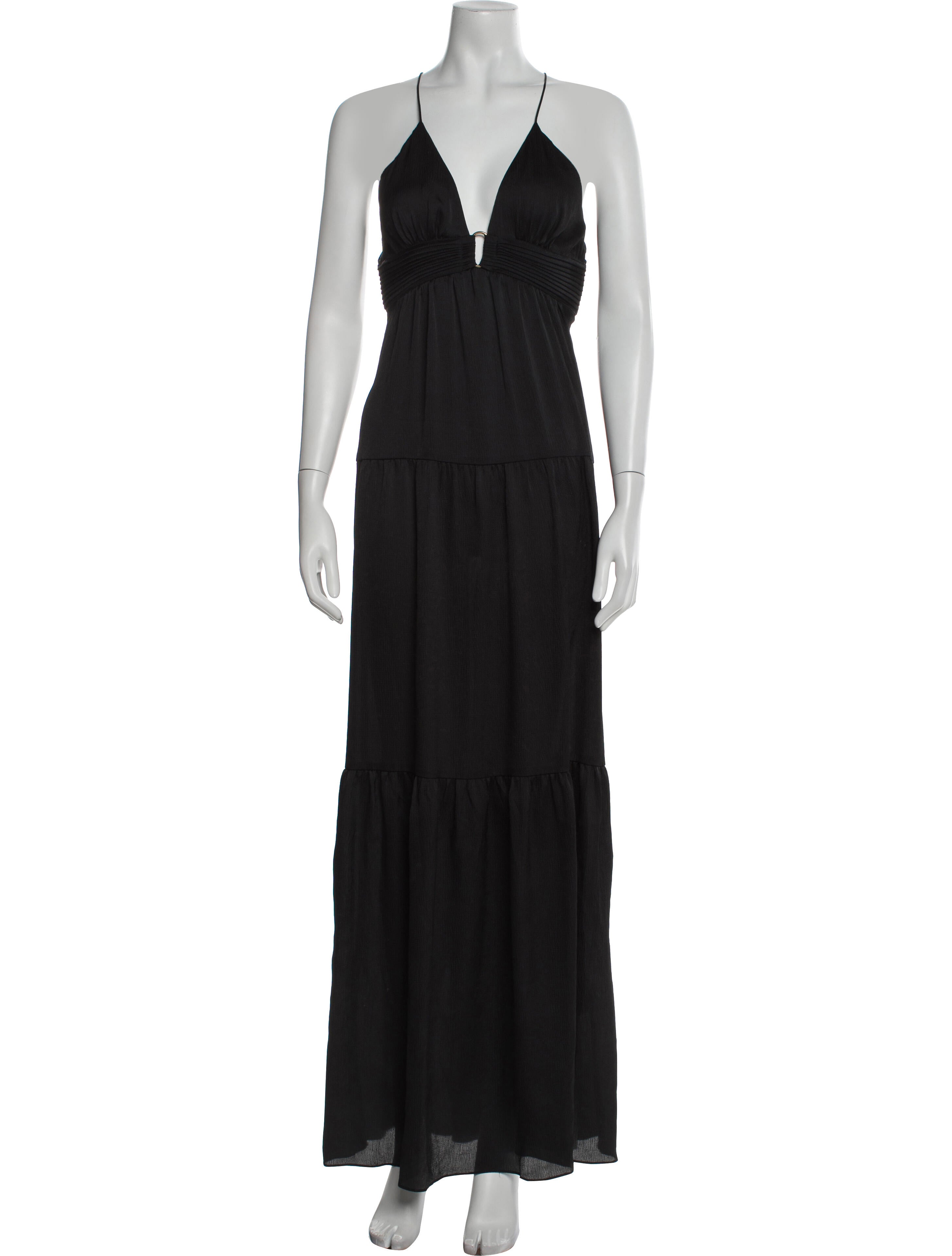BA&SH V-Neck Long Dress