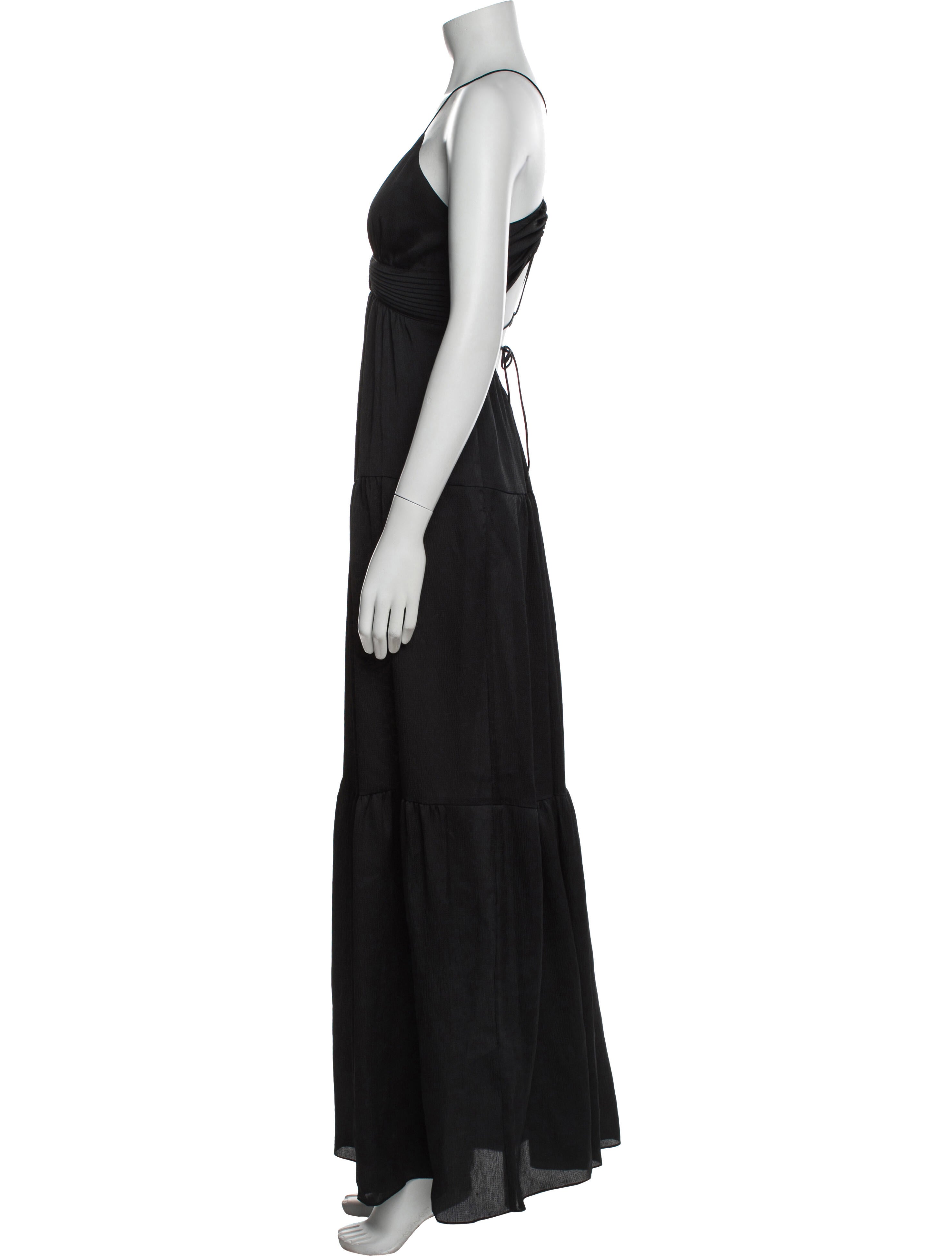 BA&SH V-Neck Long Dress