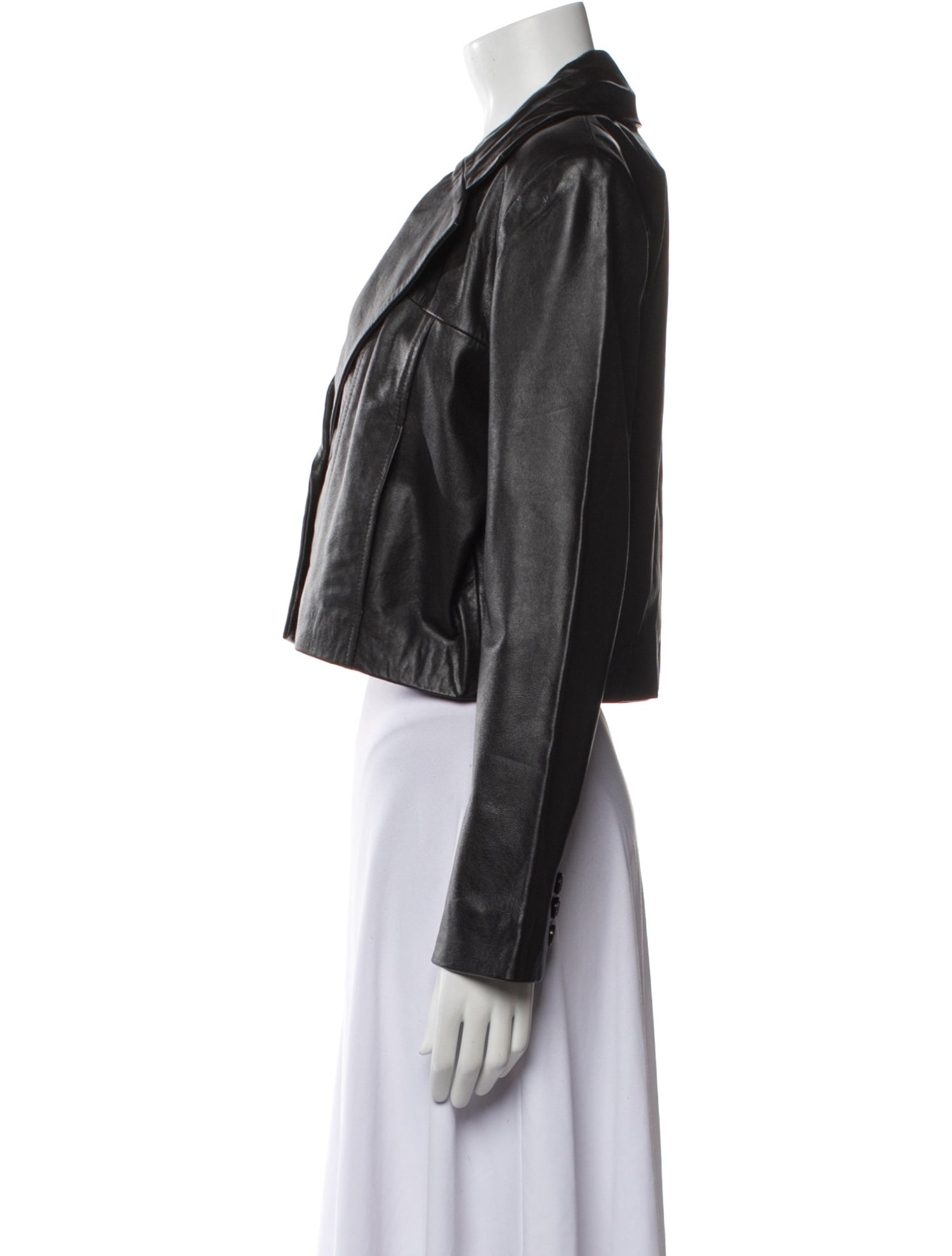 BA&SH Lamb Leather Biker Jacket