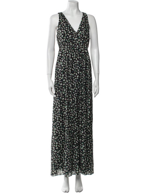 BA&SH Floral Print Long Dress