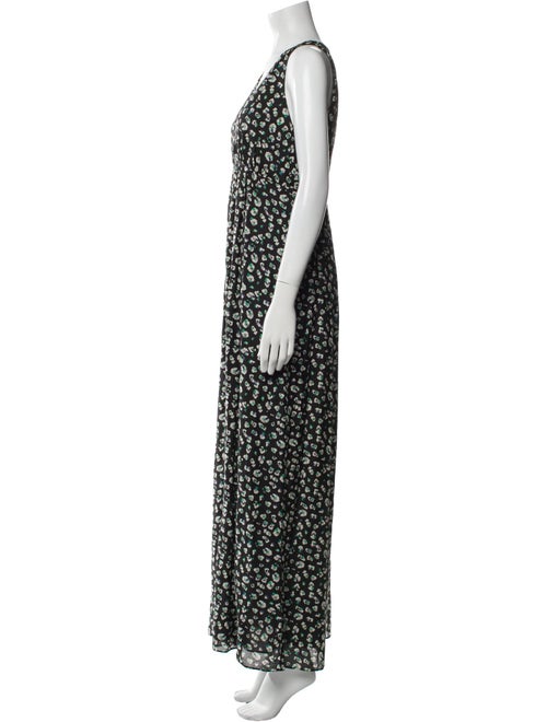 BA&SH Floral Print Long Dress
