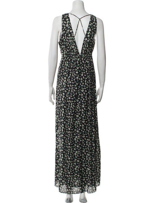 BA&SH Floral Print Long Dress
