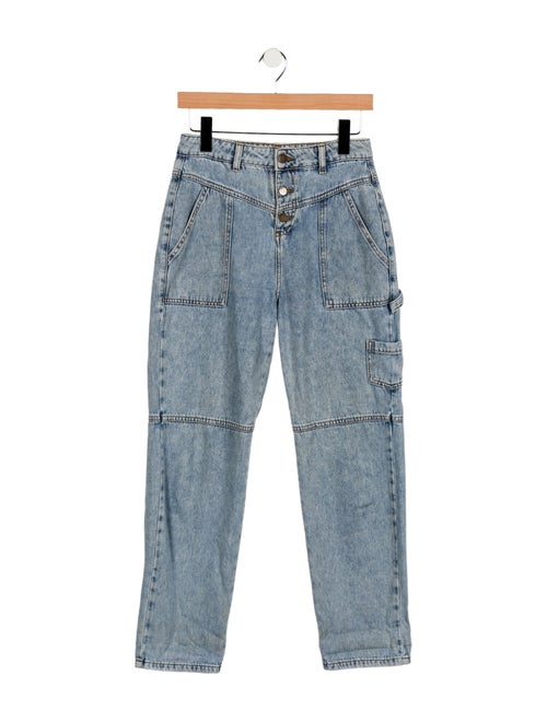 BA&SH Mid-Rise Straight Leg Jeans