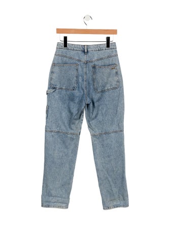 BA&SH Mid-Rise Straight Leg Jeans