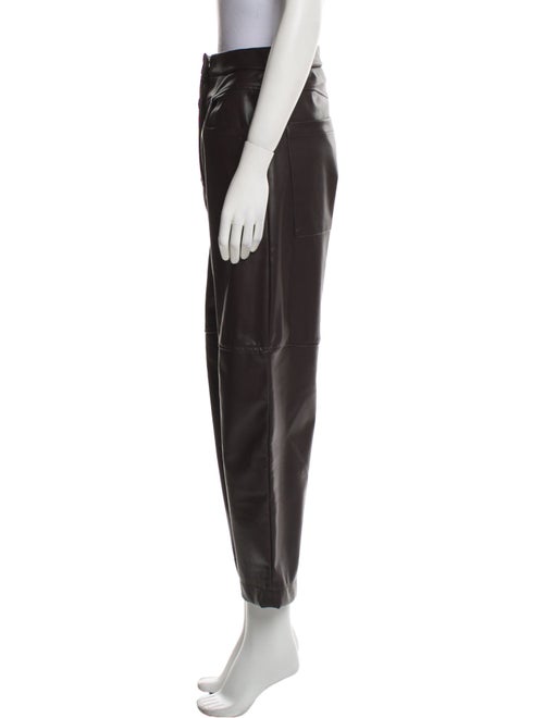 BA&SH Faux Leather Straight Leg Pants