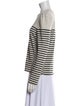 BA&SH Striped Crew Neck Top