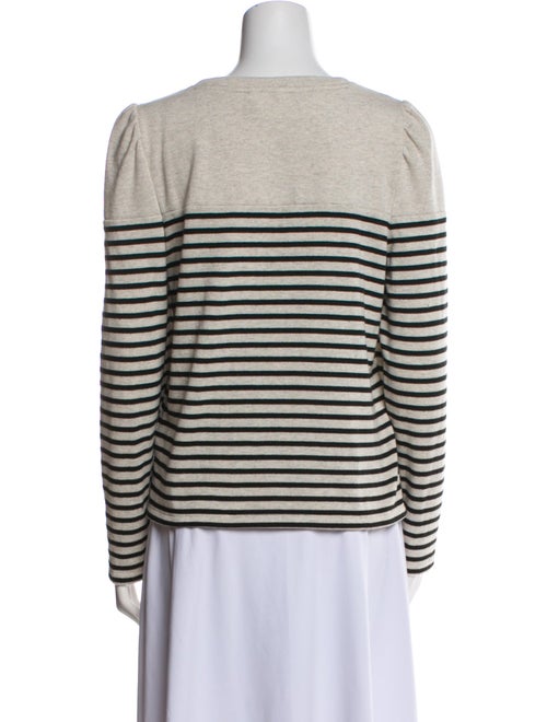 BA&SH Striped Crew Neck Top