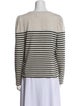 BA&SH Striped Crew Neck Top