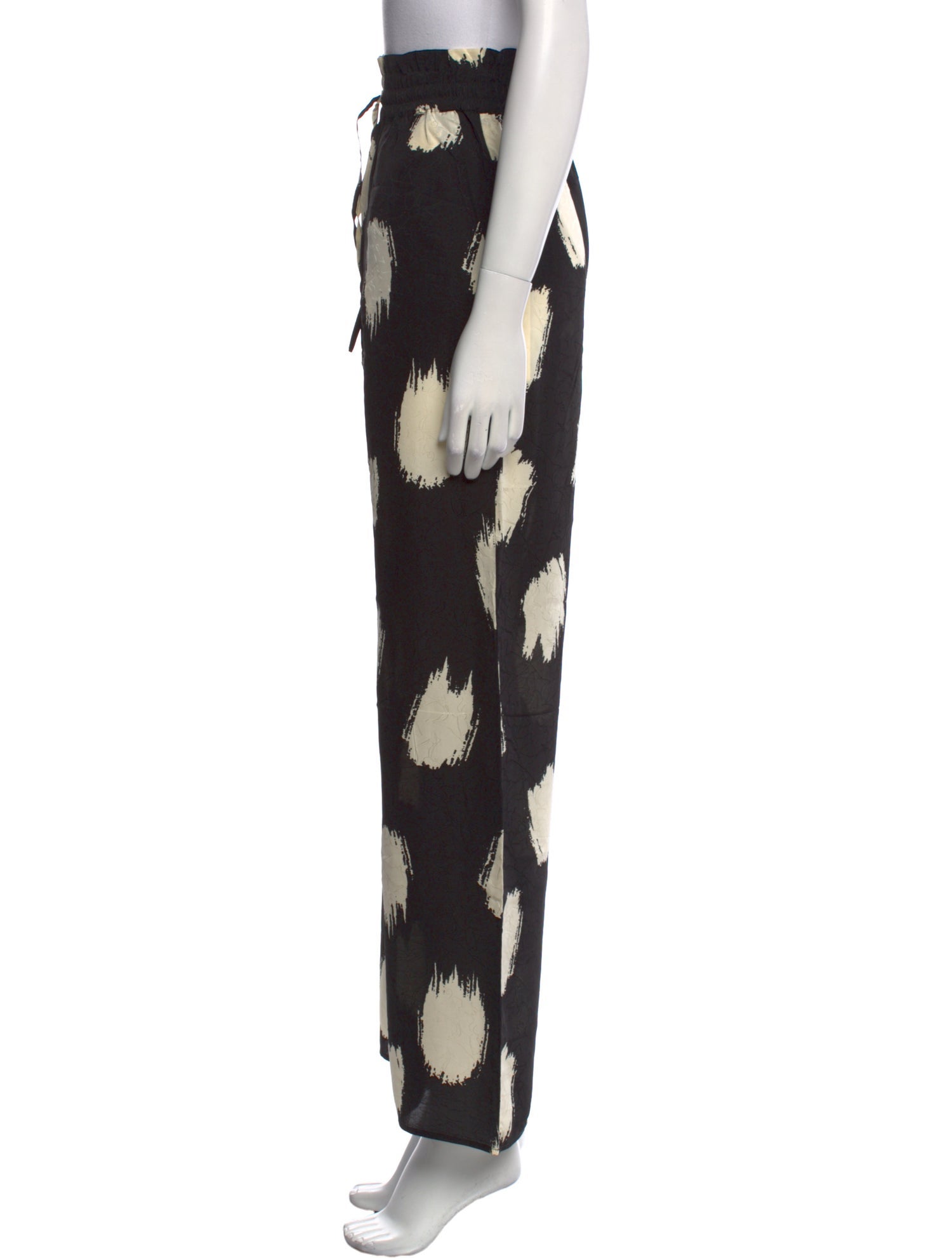 BA&SH Printed Wide Leg Pants