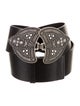 BA&SH Wide Leather Waist Belt