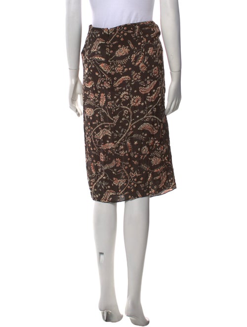 BA&SH Floral Print Knee-Length Skirt