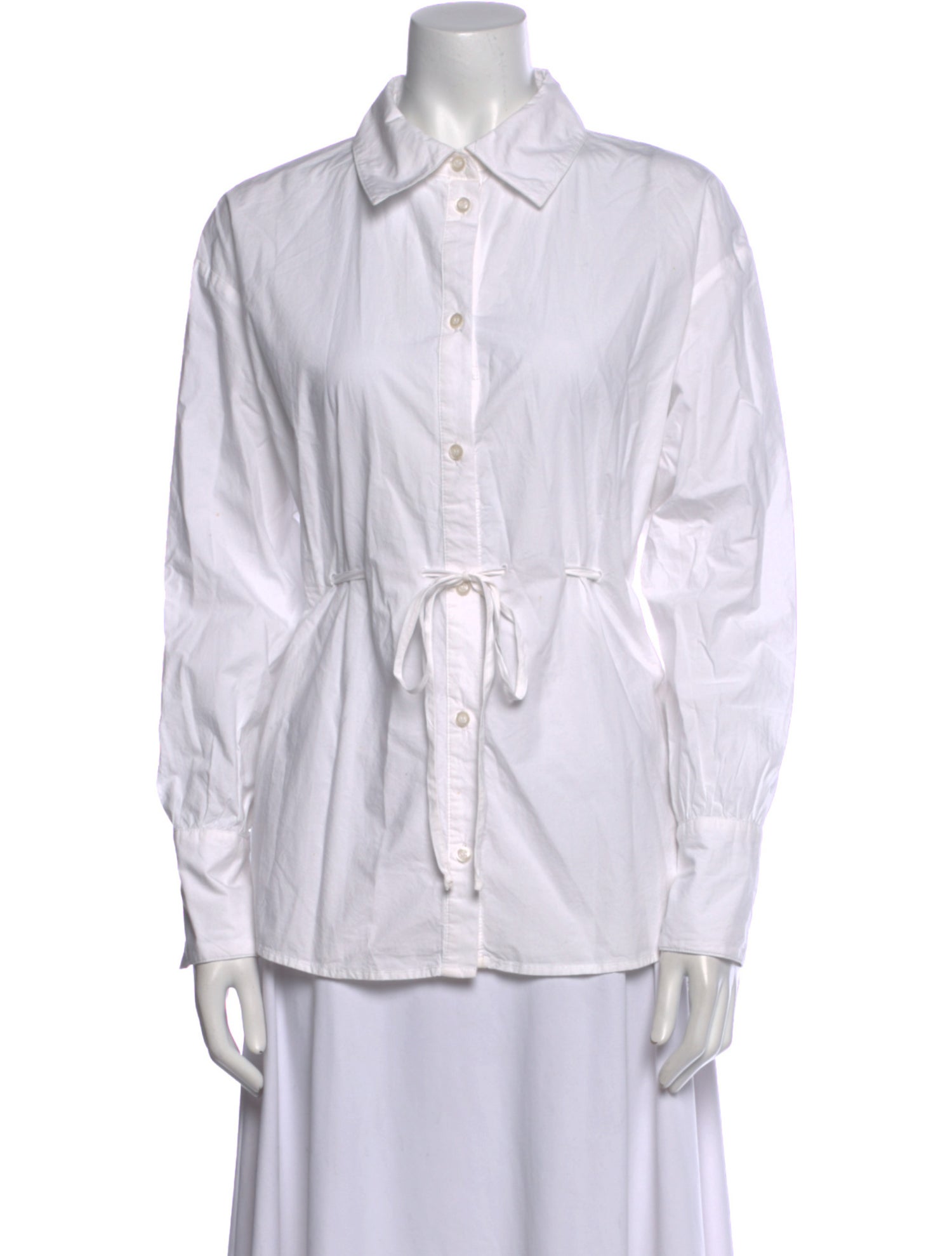 BA&SH Long Sleeve Button-Up Top