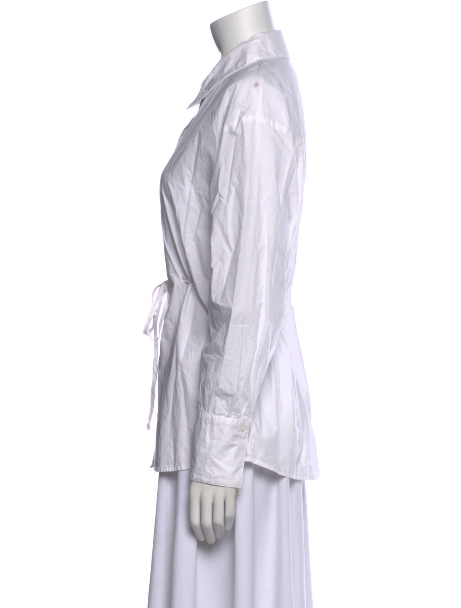 BA&SH Long Sleeve Button-Up Top