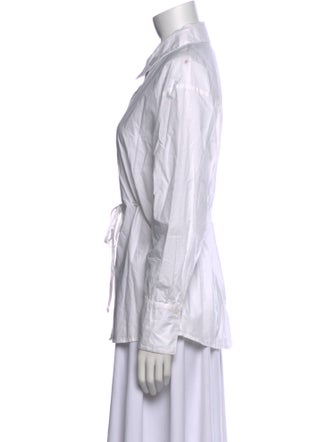 BA&SH Long Sleeve Button-Up Top