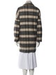 BA&SH Plaid Print Peacoat