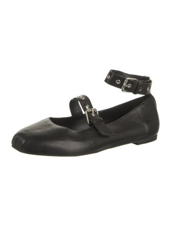 BA&SH Leather Mary Jane Flats