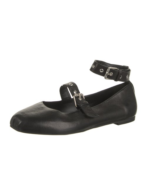 BA&SH Leather Mary Jane Flats
