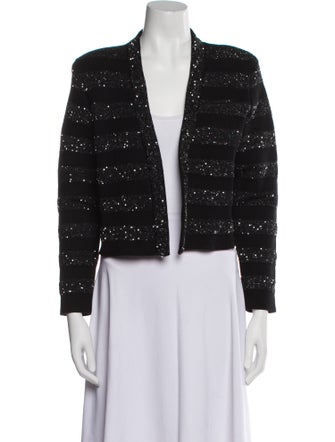 BA&SH Striped Evening Jacket