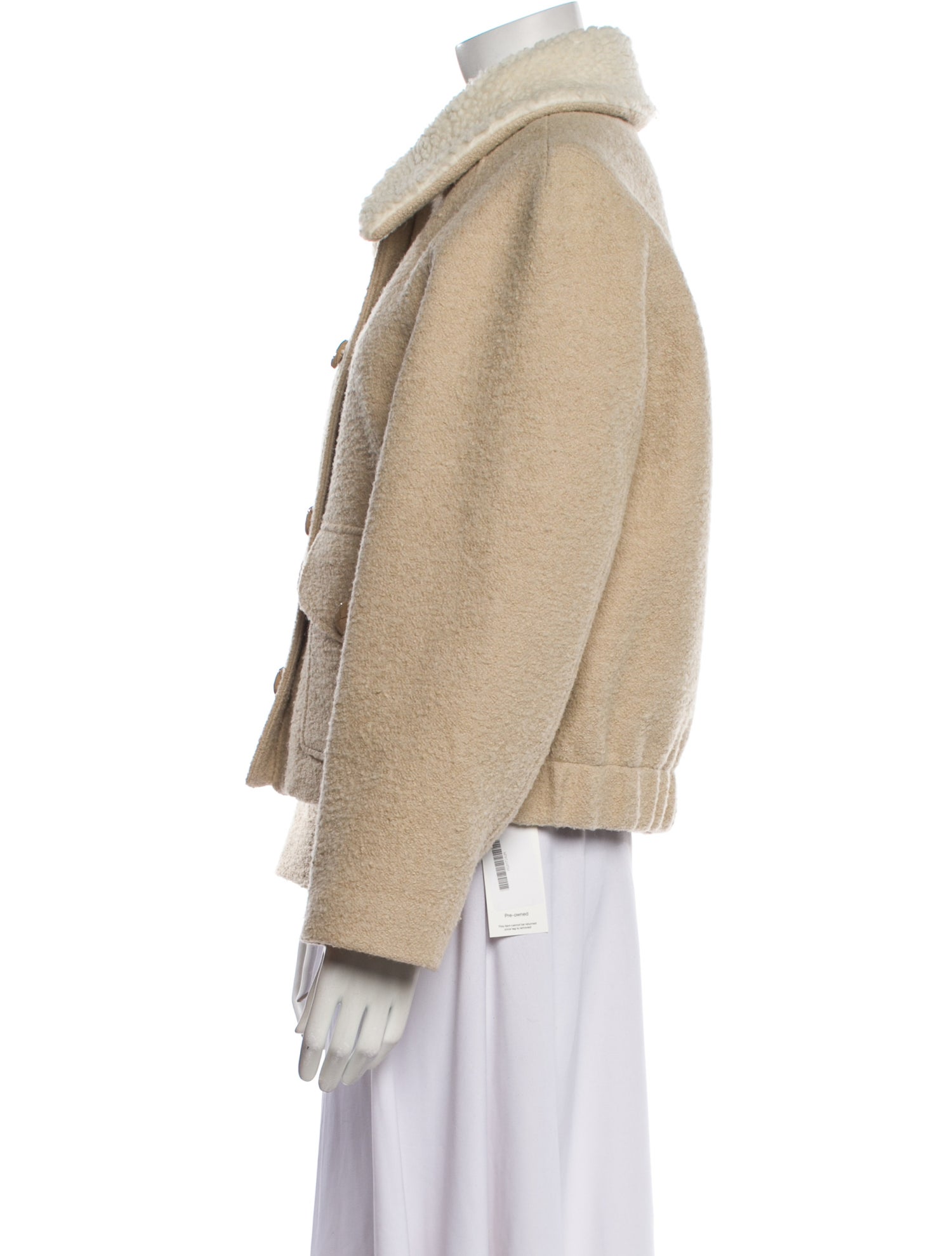 BA&SH Faux Fur Jacket