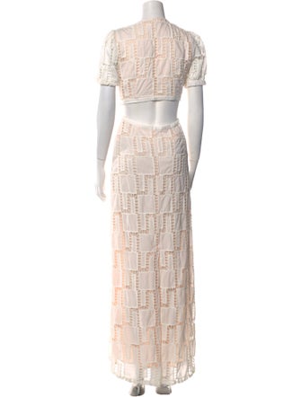 BA&SH Printed Long Dress