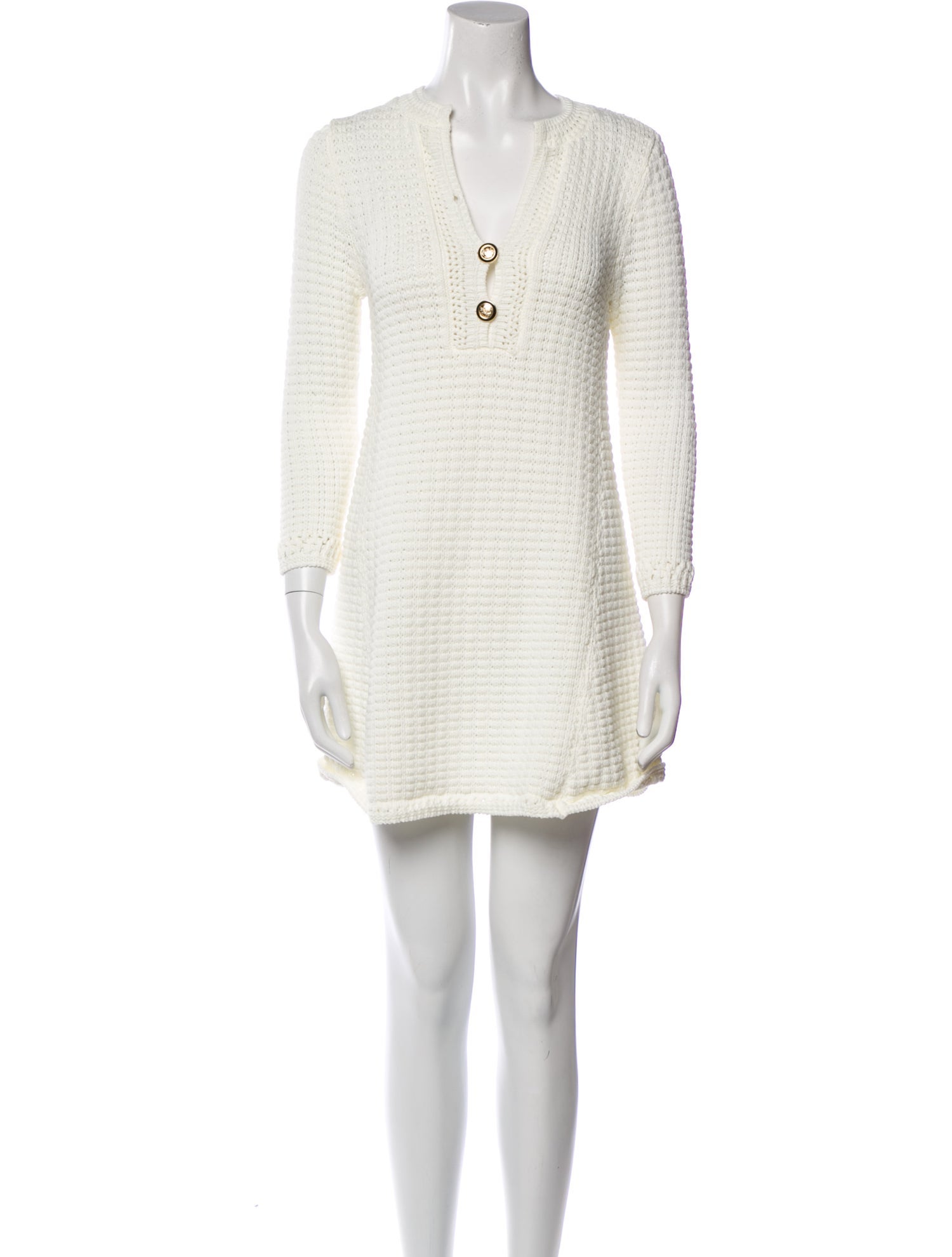 BA&SH V-Neck Mini Dress