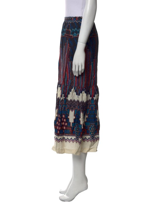 BA&SH Striped Midi Length Skirt