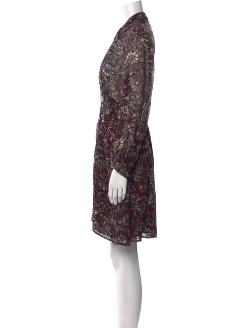 BA&SH Floral Print Knee-Length Dress