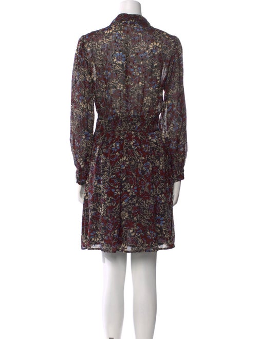 BA&SH Floral Print Knee-Length Dress