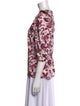 BA&SH Floral Print Crew Neck Blouse