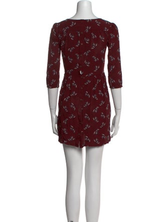 BA&SH Printed Mini Dress