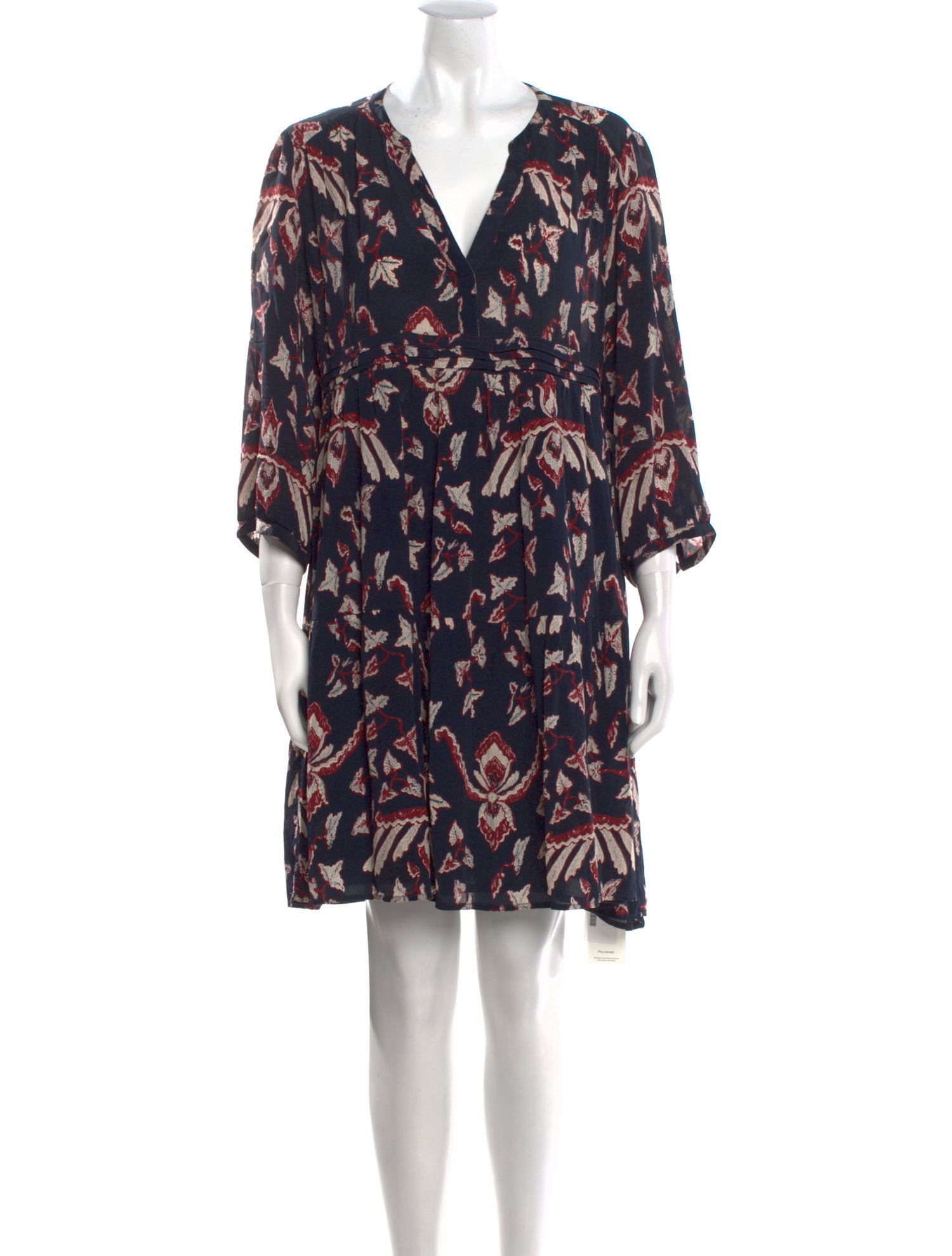 BA&SH Floral Print Mini Dress