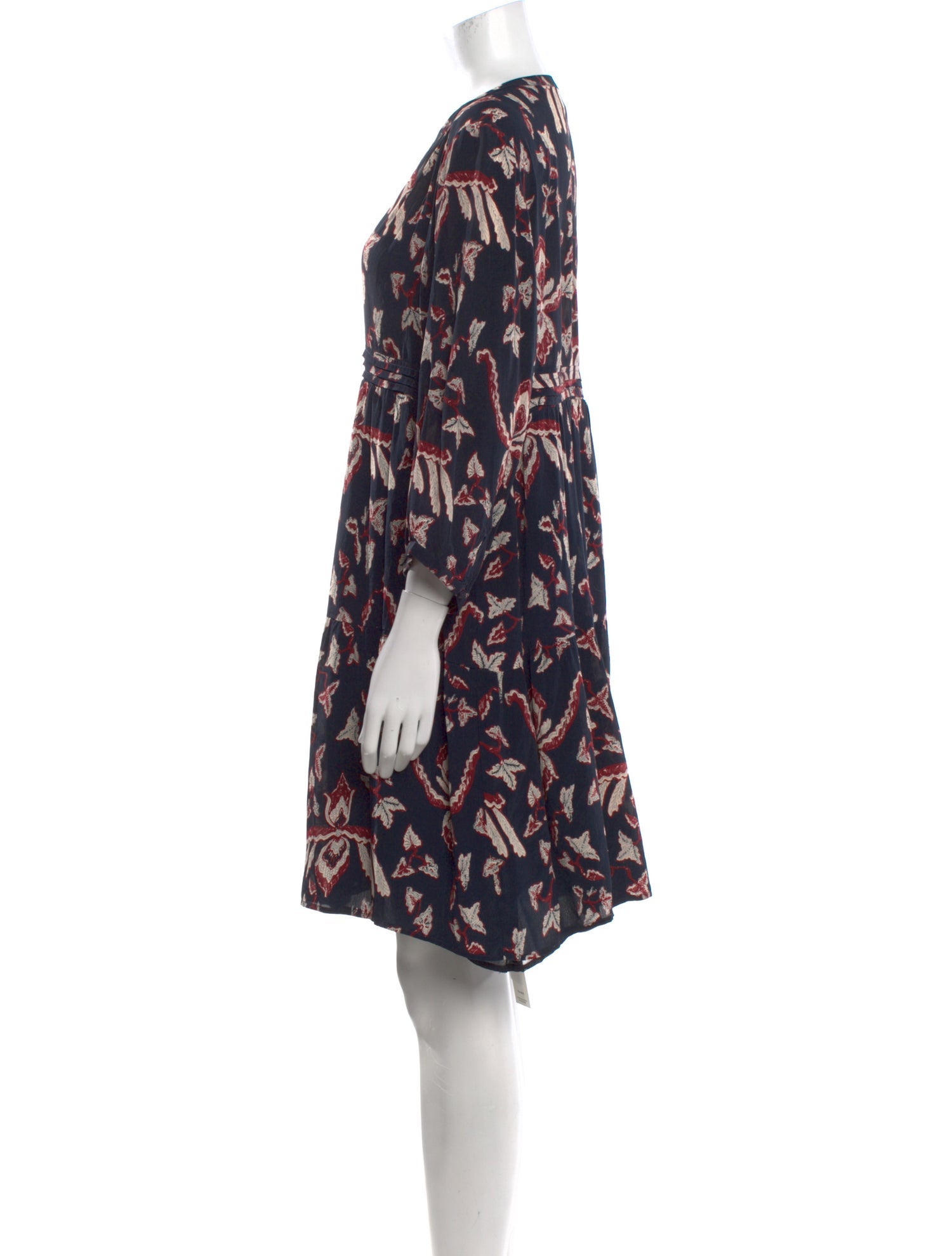 BA&SH Floral Print Mini Dress