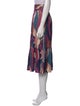BA&SH Printed Midi Length Skirt