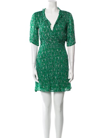 BA&SH Printed Mini Dress