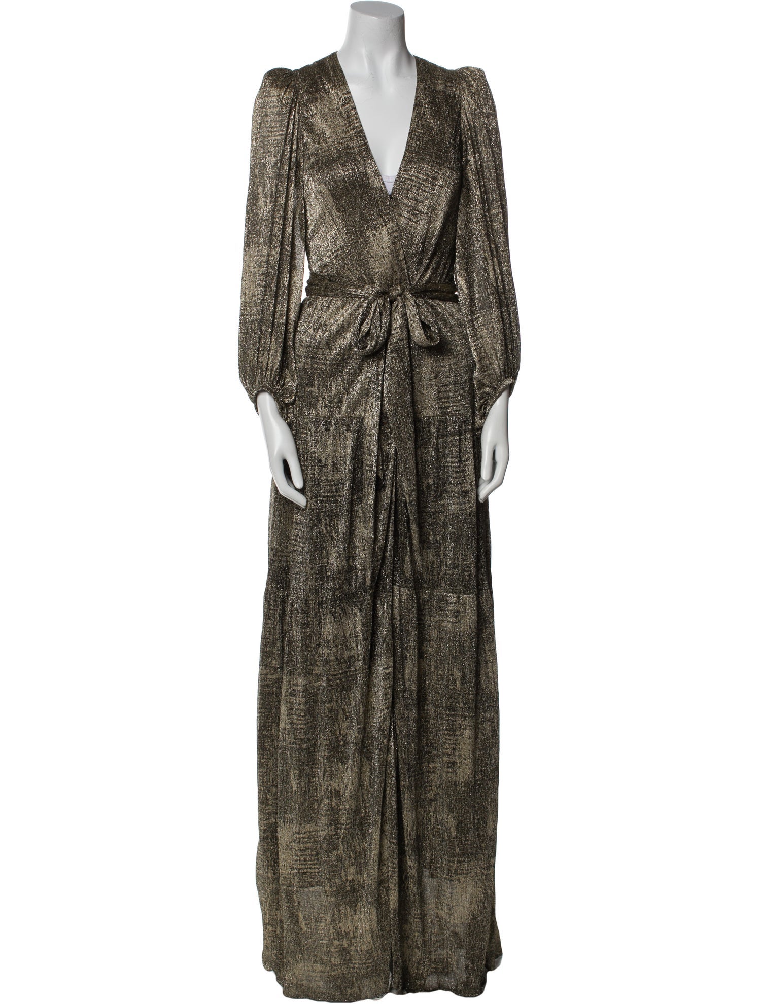 BA&SH Printed Long Dress