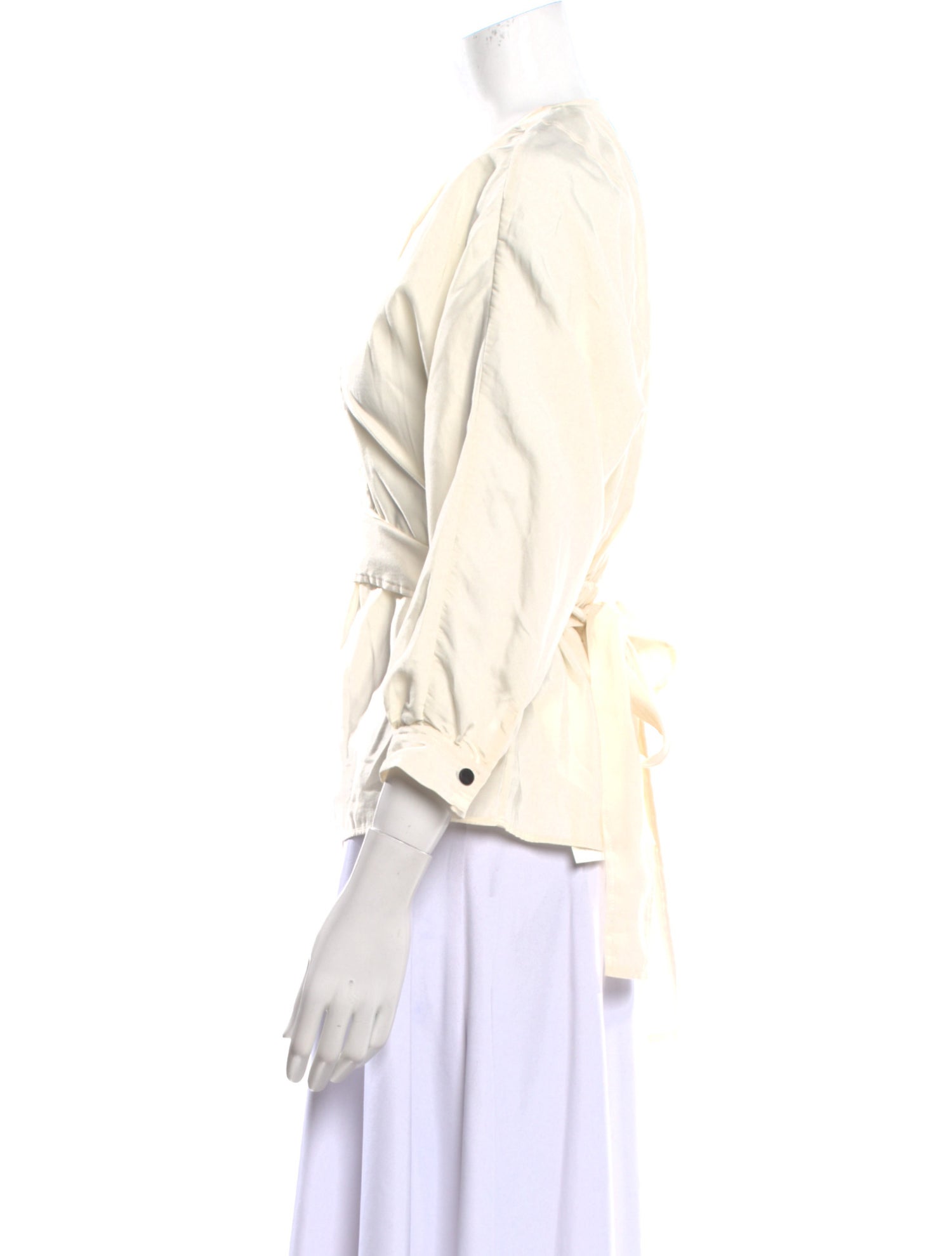 BA&SH V-Neck Three-Quarter Sleeve Blouse