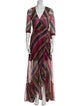 BA&SH Printed Long Dress