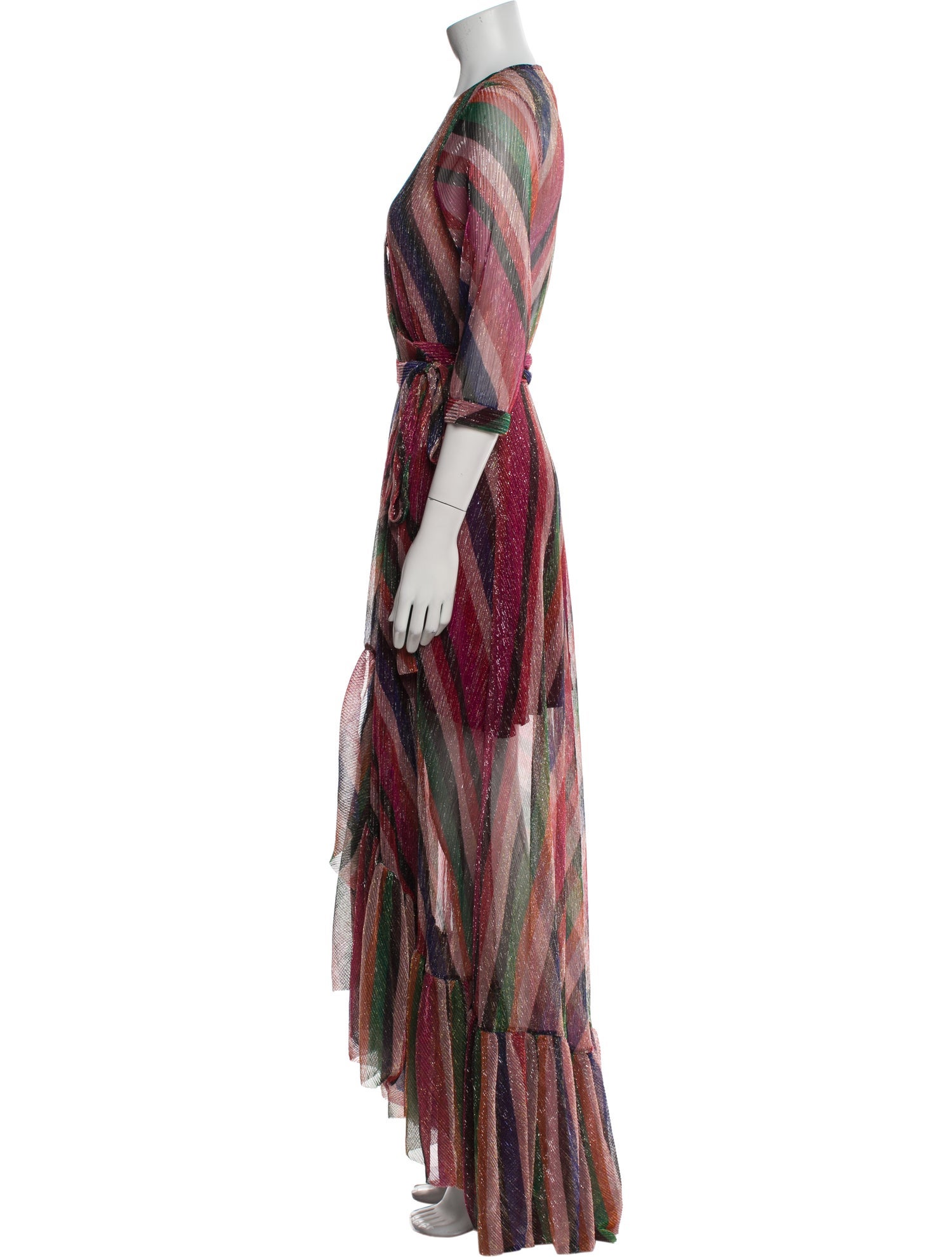 BA&SH Printed Long Dress