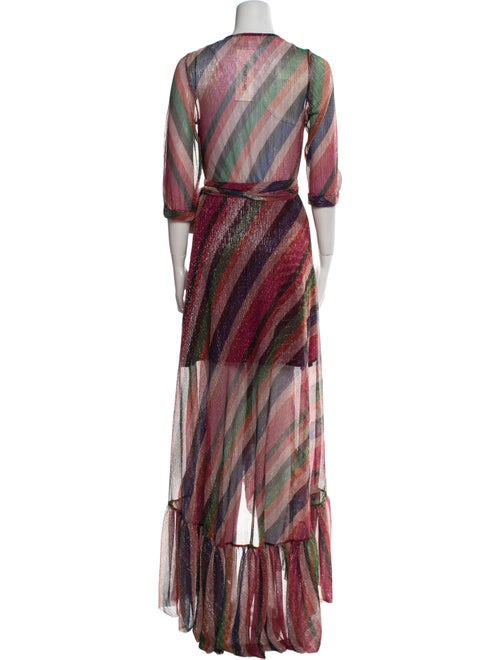 BA&SH Printed Long Dress