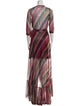 BA&SH Printed Long Dress